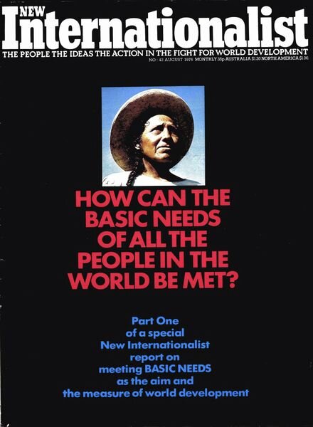 New Internationalist – August 1976 Cover