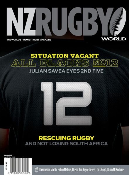 NZ Rugby World – April-May 2022 Cover