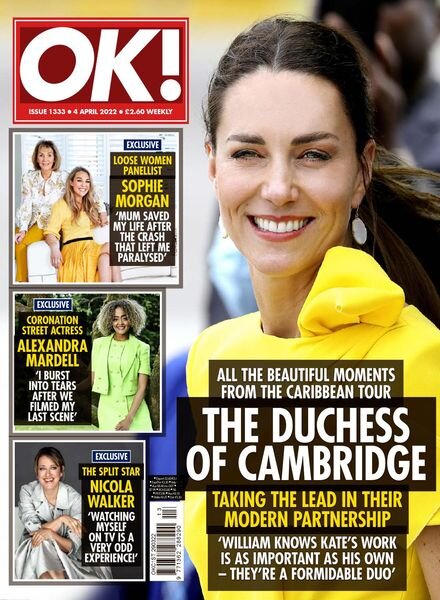 OK! Magazine UK – Issue 1333 – 4 April 2022 Cover