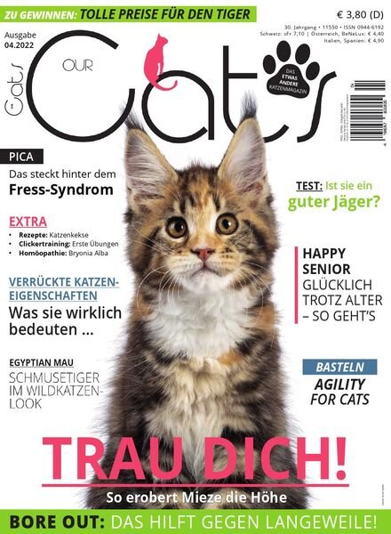 Our Cats – April 2022 Cover