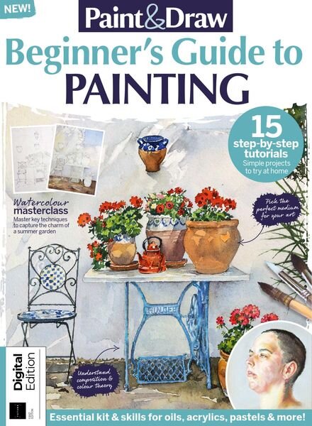 Paint & Draw – Beginner’s Guide to Painting – 1st Edition – October 2021 Cover