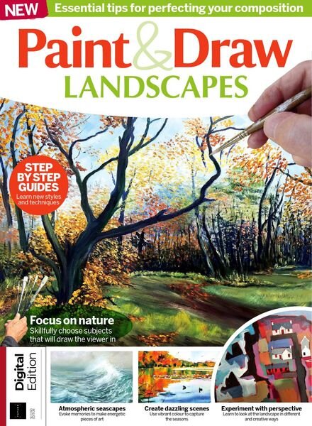 Paint & Draw – Landscapes – 2nd Edition – September 2021 Cover