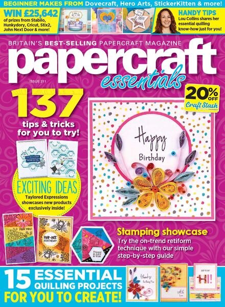 Papercraft Essentials – Issue 211 – April 2022 Cover