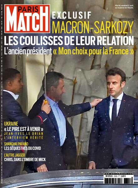 Paris Match – 14 avril 2022 Cover