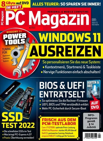 PC Magazin – April 2022 Cover