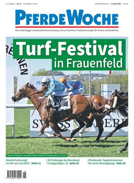 PferdeWoche – 21 April 2022 Cover