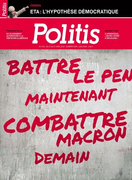 Politis – 21 Avril 2022 Cover