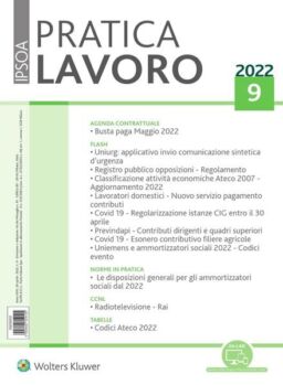 Pratica Lavoro – 30 Aprile 2022
