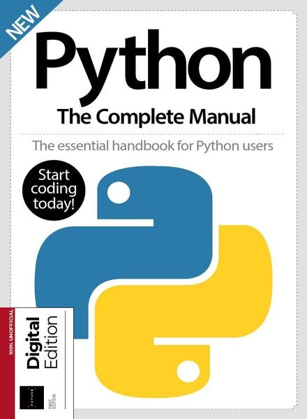 Python The Complete Manual – 12th Edition – October 2021 Cover