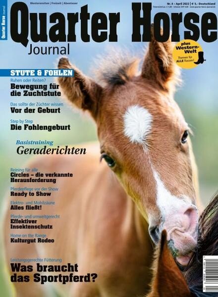 Quarter Horse Journal – Marz 2022 Cover