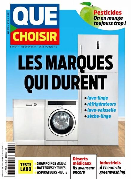 Que Choisir – Avril 2022 Cover