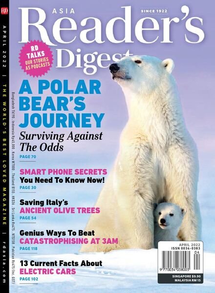 Reader’s Digest Asia – April 2022 Cover