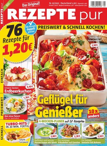 REZEPTE pur – April 2022 Cover