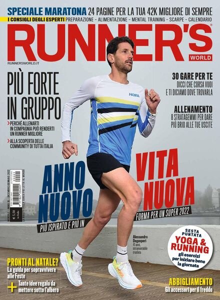 Runner’s World Italia – Dicembre 2021 – Gennaio 2022 Cover
