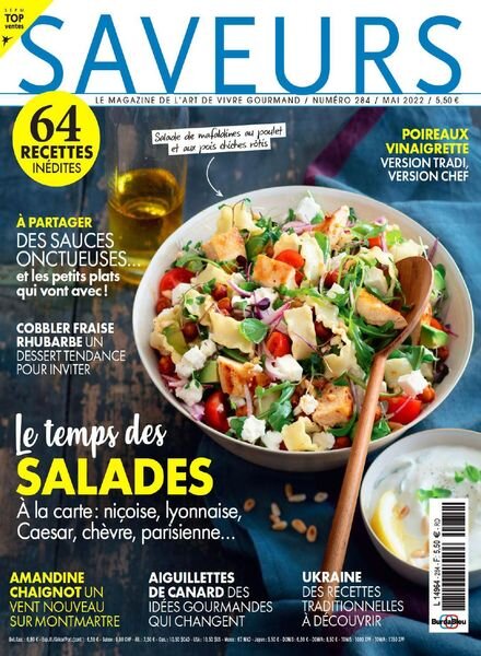 Saveurs France – Mai 2022 Cover