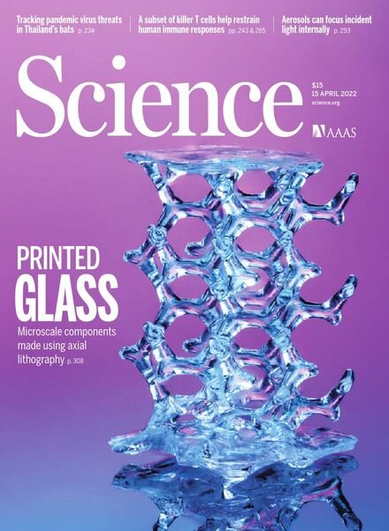 Science – 15 April 2022 Cover