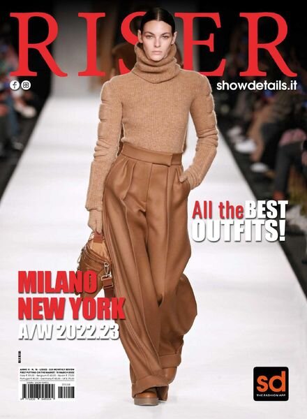 Showdetails Riser Milano – March 2022 Cover
