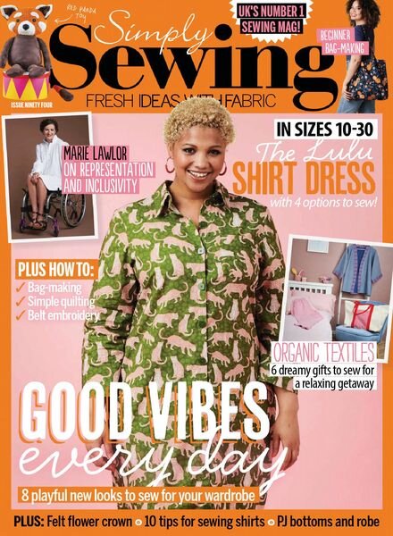 Simply Sewing – April 2022 Cover