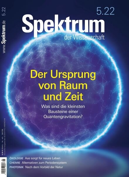 Spektrum der Wissenschaft – April 2022 Cover