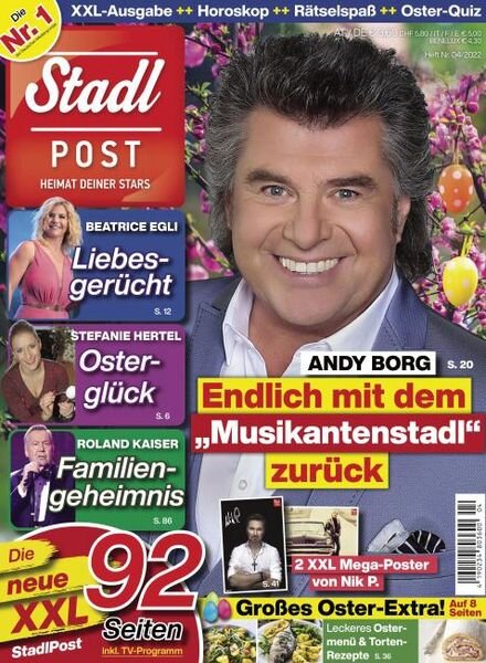 Stadlpost – 29 Marz 2022 Cover