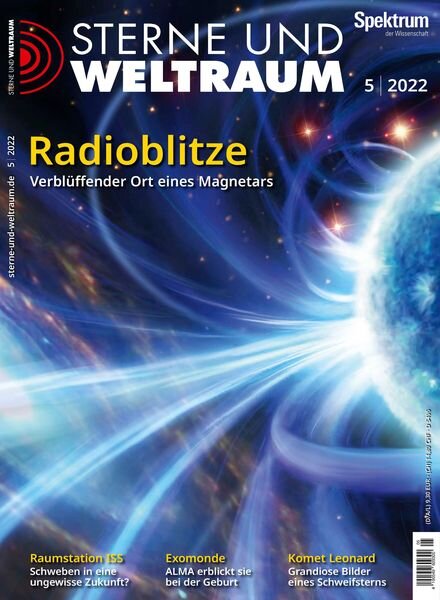 Sterne und Weltraum – April 2022 Cover