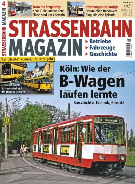 Strassenbahn Magazin – April 2022 Cover