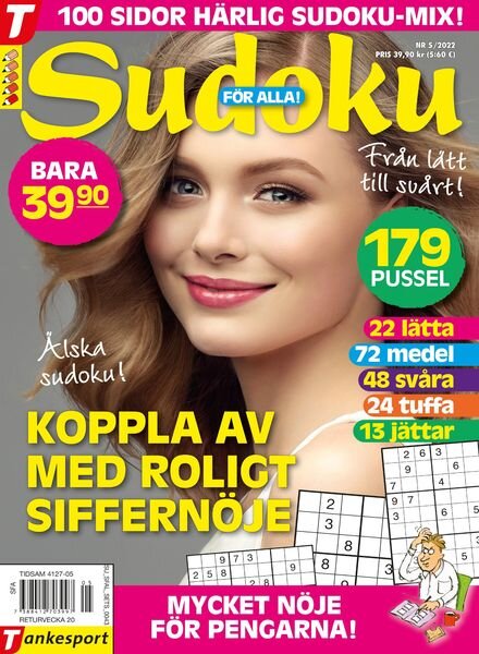 Sudoku for alla – 21 april 2022 Cover
