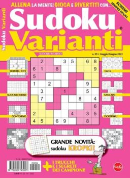 Sudoku Varianti – maggio 2022