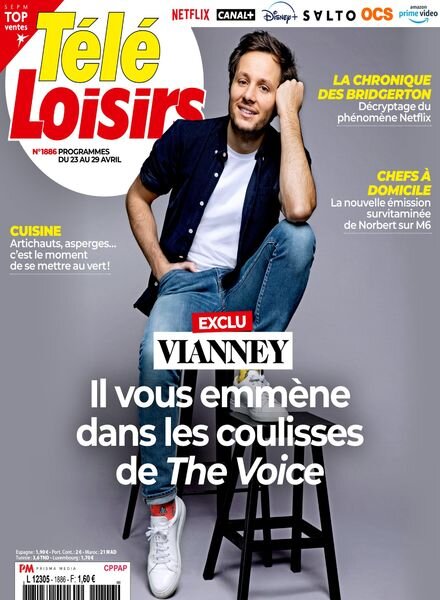 Tele Loisirs – 18 Avril 2022 Cover