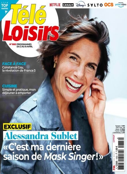 Tele Loisirs – 28 Mars 2022 Cover