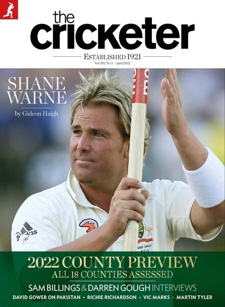 The Cricketer Magazine – April 2022 Cover