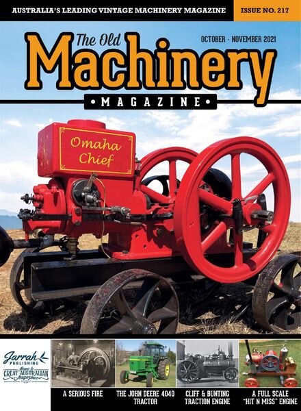 The Old Machinery Magazine – Issue 217 – October-November 2021 Cover