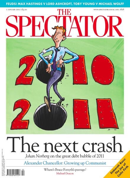 The Spectator – 1 January 2011 Cover
