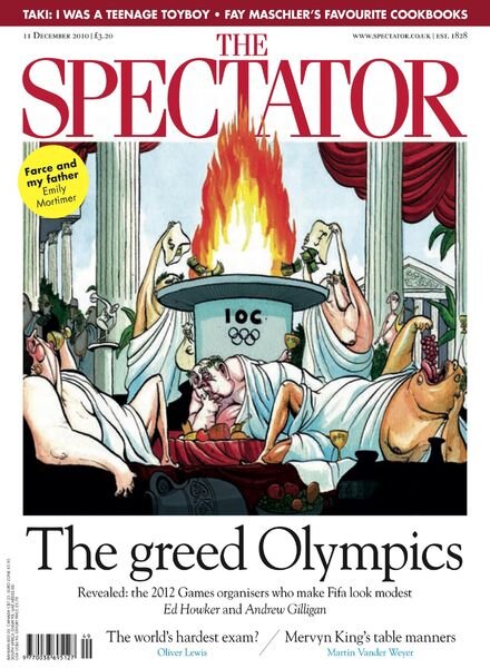 The Spectator – 11 December 2010 Cover
