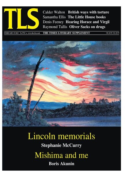 The Times Literary Supplement – 15 February 2013 Cover