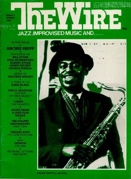 The Wire – Spring 1983 Issue 3 Cover