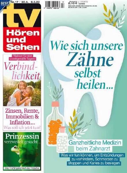 TV Horen und Sehen – 22 April 2022 Cover