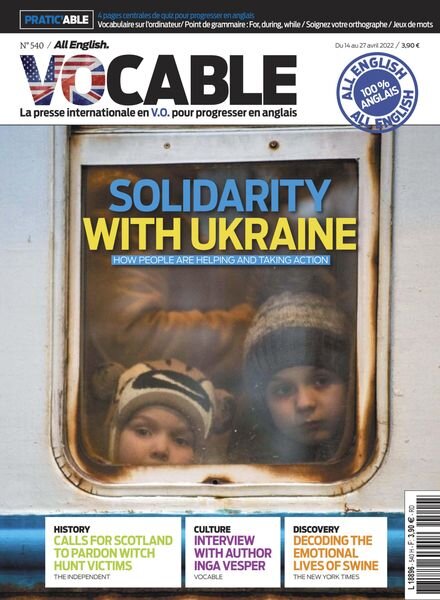 Vocable All English – 14 Avril 2022 Cover