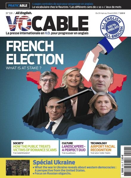 Vocable All English – 31 Mars 2022 Cover