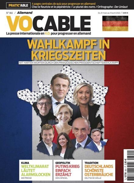 Vocable Allemand – 31 Mars 2022 Cover