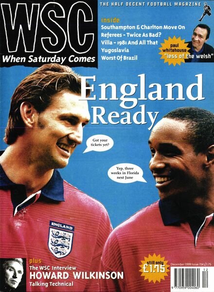 When Saturday Comes – December 1999 Cover