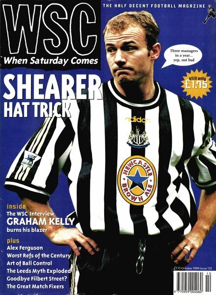 When Saturday Comes – October 1999 Cover