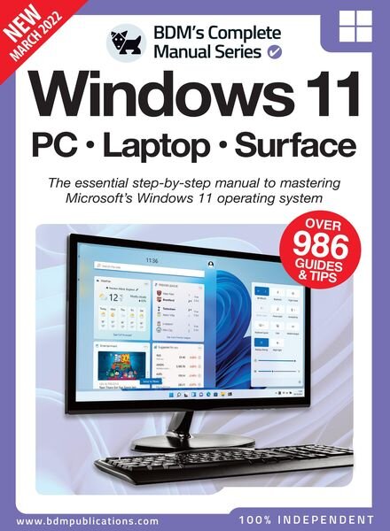 Windows 11 – The Complete Manual – March 2022 Cover