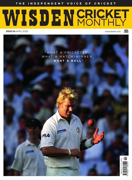 Wisden Cricket Monthly – Issue 54 – April 2022 Cover