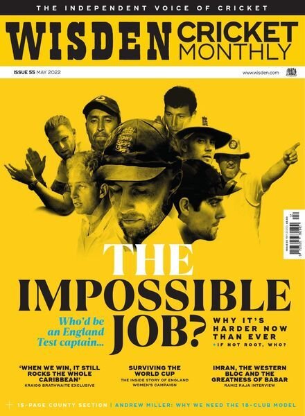 Wisden Cricket Monthly – Issue 55 – May 2022 Cover