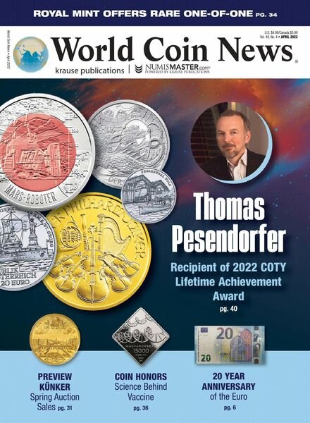 World Coin News – April 2022 Cover