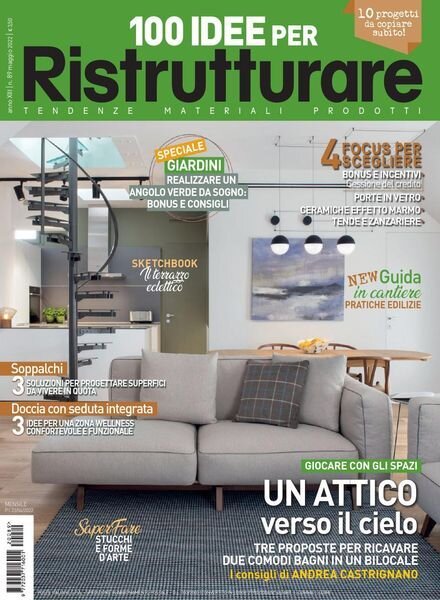 100 Idee per Ristrutturare – maggio 2022 Cover