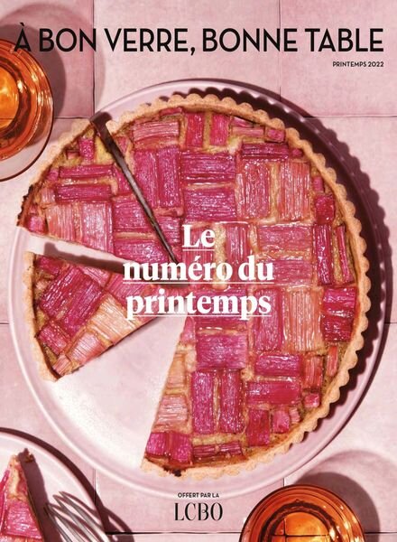 a Bon Verre Bonne Table – Printemps 2022 Cover