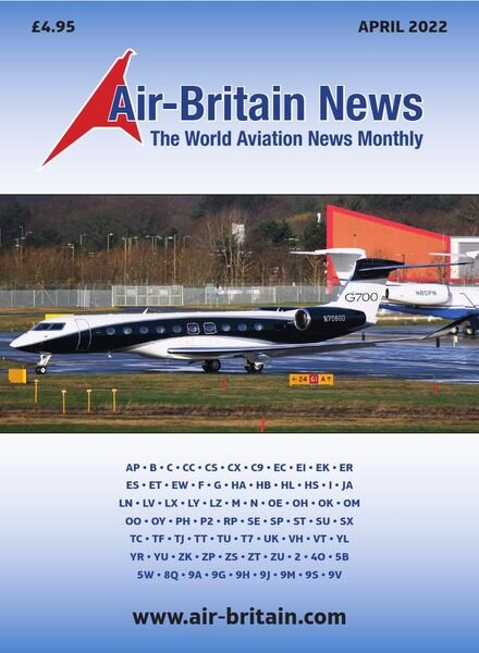 Air-Britain News – April 2022 Cover