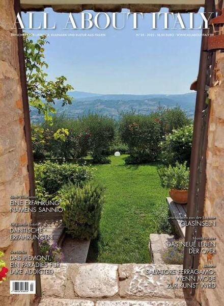 All About Italy German Edition – April 2022 Cover